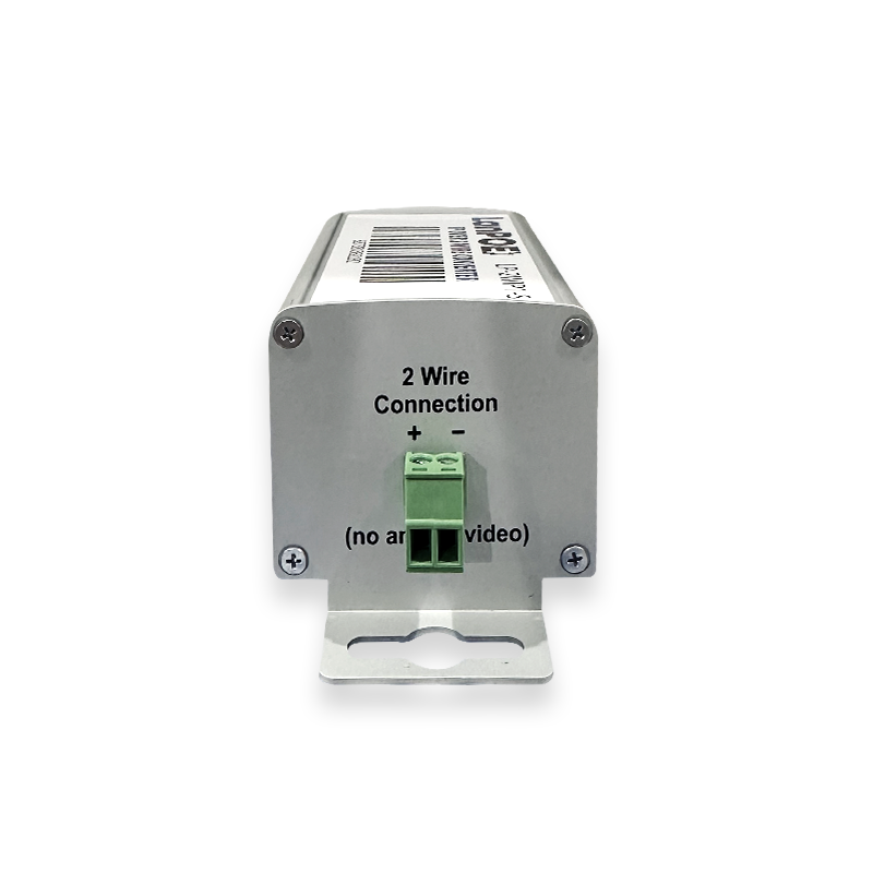 LanPoE ip 2 wire converter right side