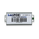 LanPoE ip 2 wire converter top side