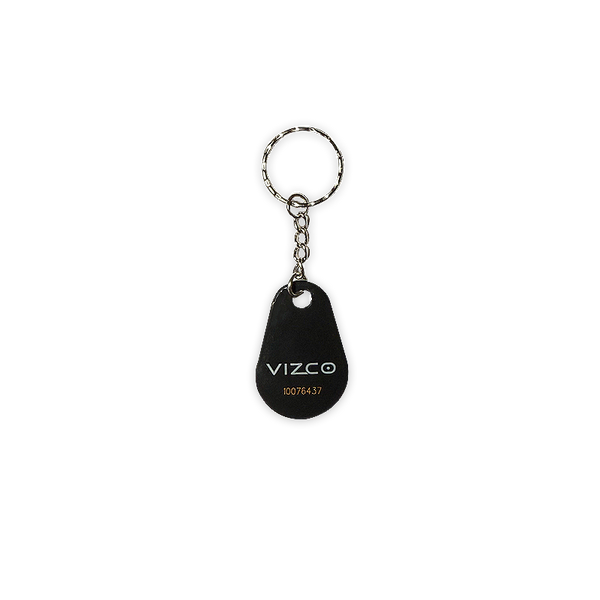 Vizco RFOB1KMTDi Mini R Series Mifare Credential Fob Black Front