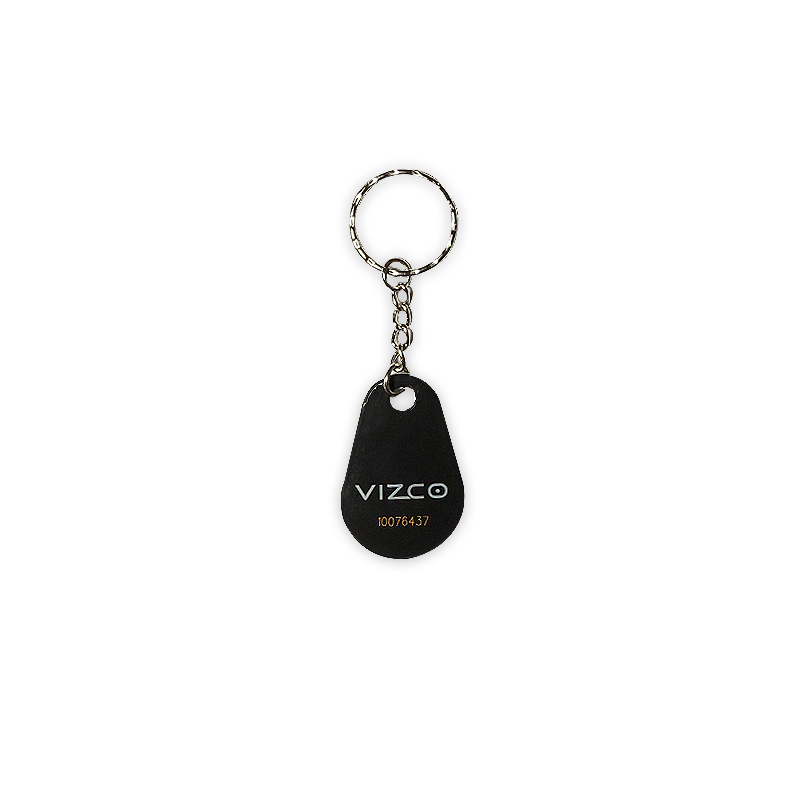 Vizco RFOB1KMTDi Mini R Series Mifare Credential Fob Black Front