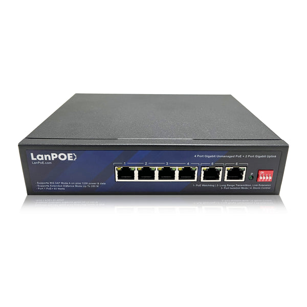 Lanpoe 4 port PoE switch