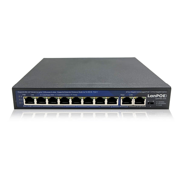 Lanpoe 8 port PoE switch